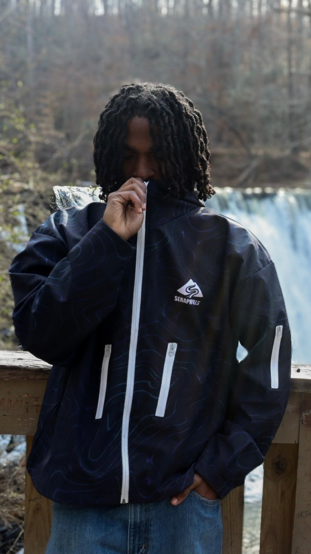 Topographic Shell Jacket